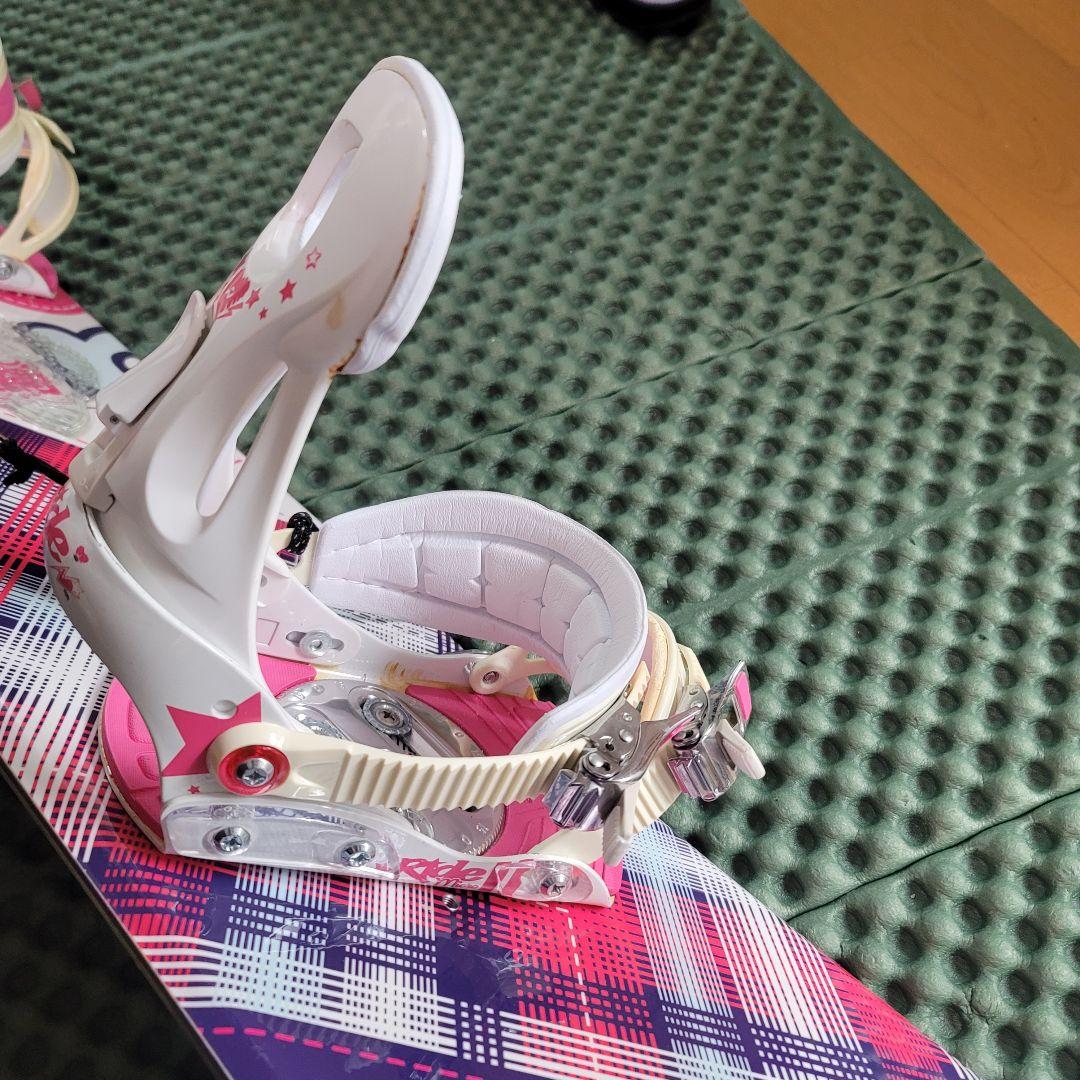 Kissmark 　レディース スノーボード 2点セット 138cm リーシュ付