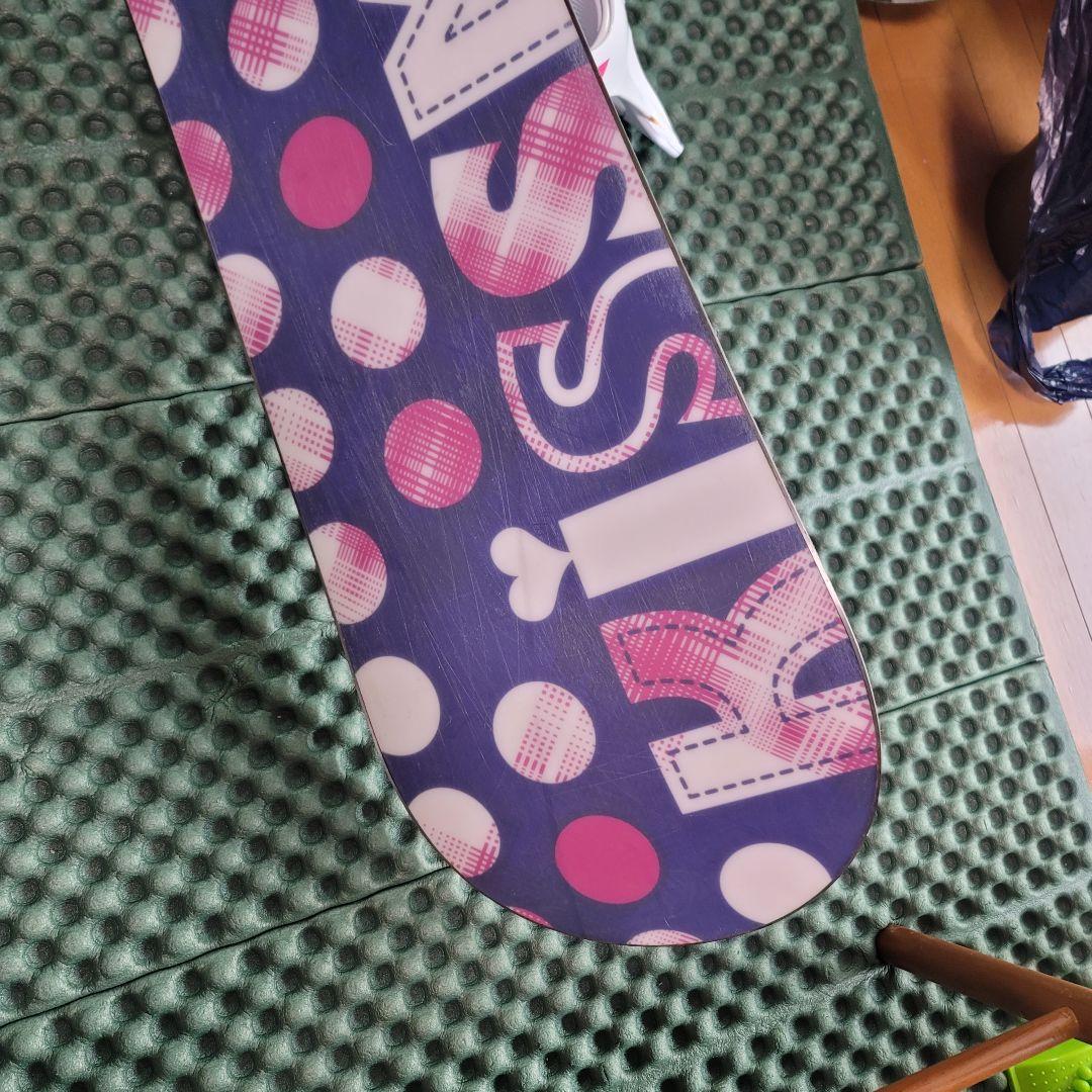 Kissmark 　レディース スノーボード 2点セット 138cm リーシュ付