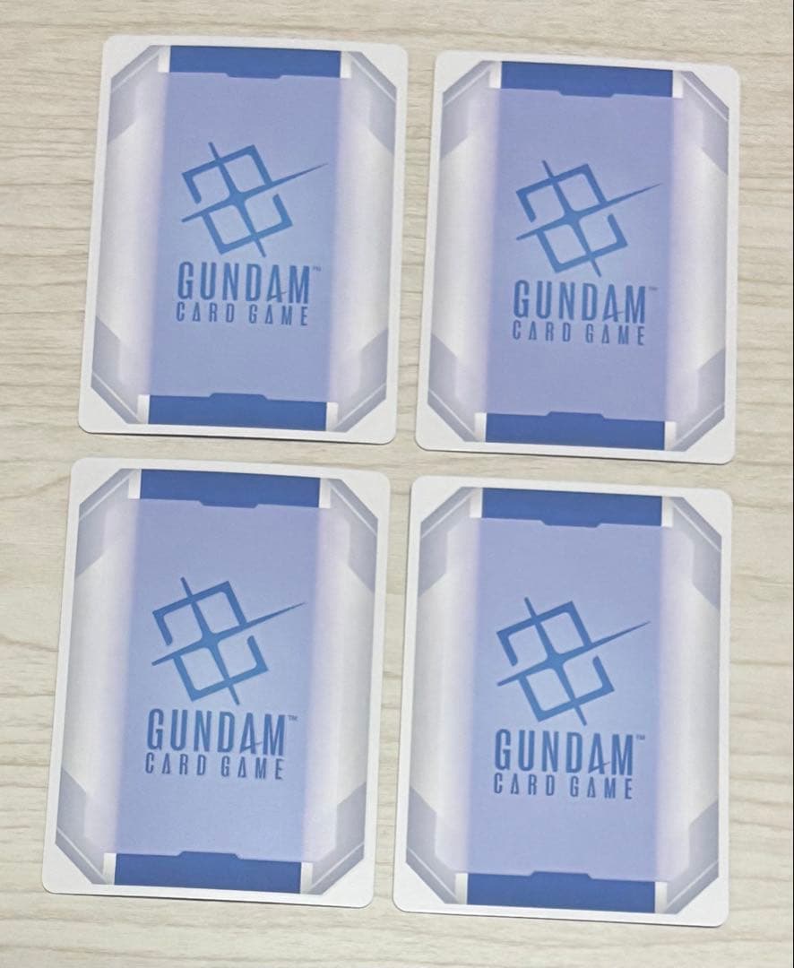 ガンダムカードゲーム ガンダムエピオン ゼクス　トールギス　パラレル　4枚セット