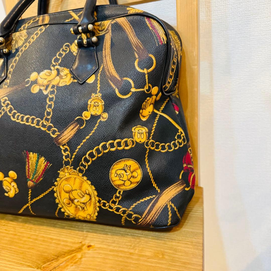 激レア PARTY-PARTY　ディズニー　ミッキー　ハンドバッグ 牛革