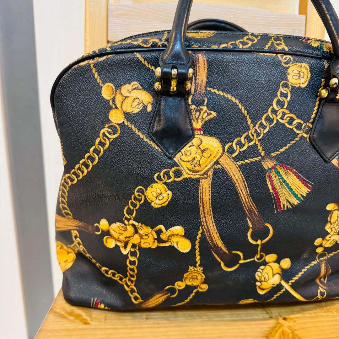 激レア PARTY-PARTY　ディズニー　ミッキー　ハンドバッグ 牛革