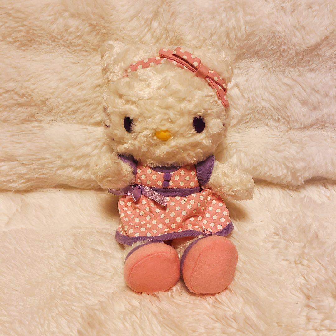 希少レア　ハローキティ　ぬいぐるみ　ドット　海外限定　2007年製　サンリオ