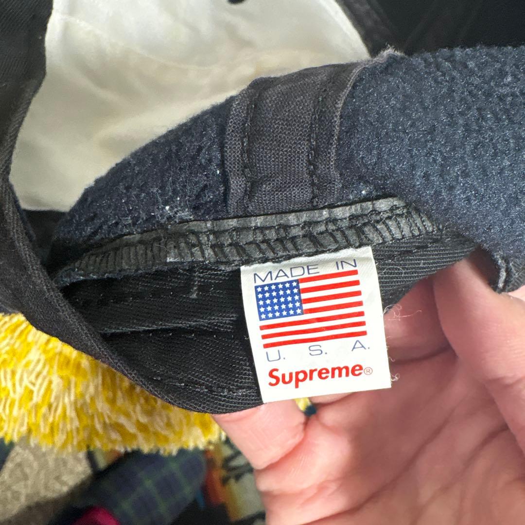 supreme ポーラテック キャップ ブラック
