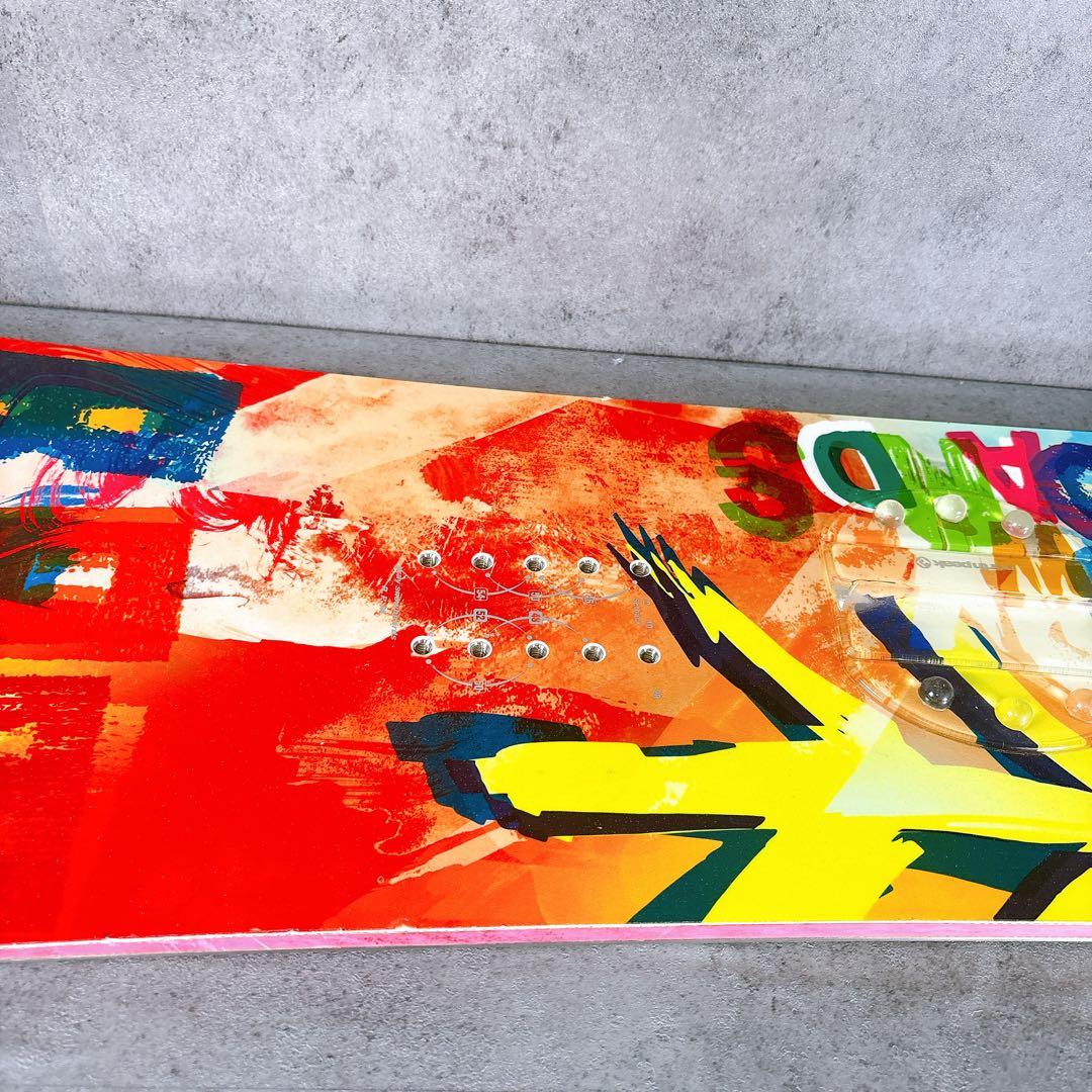 レディーススノーボード2点セット　グレイ 139センチ×ドレイク　バイン付き