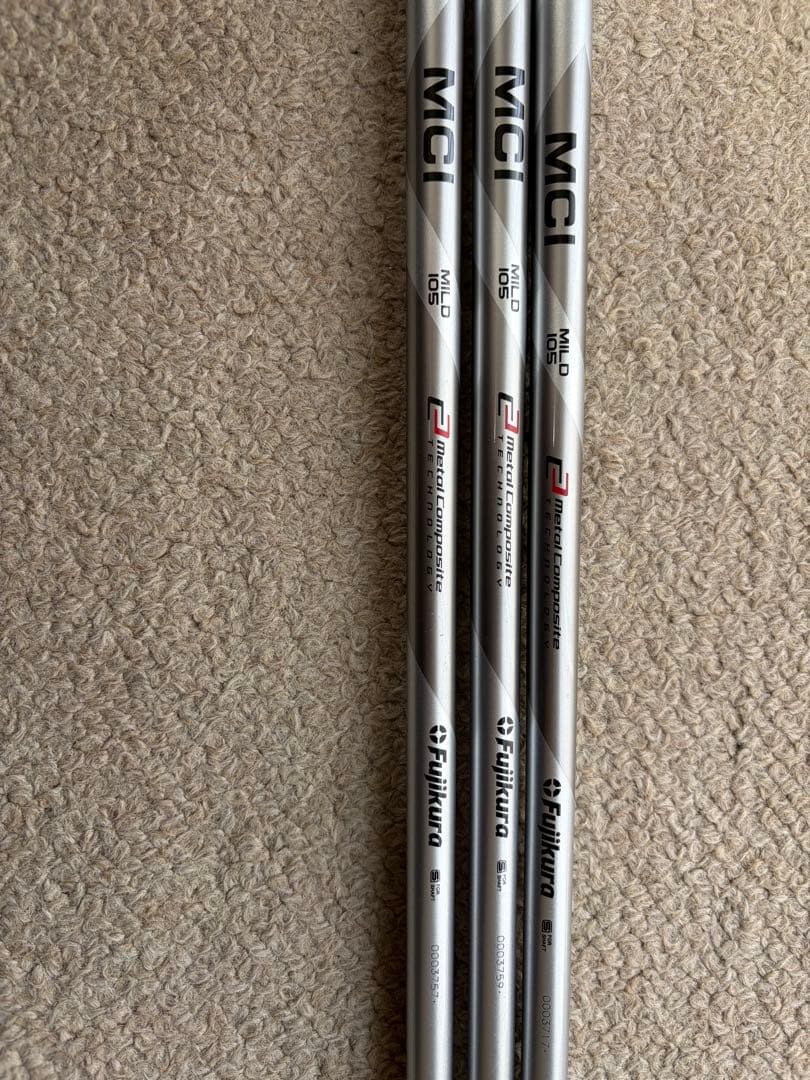 MCI シャフト MILD 105ウェッジ3本セット