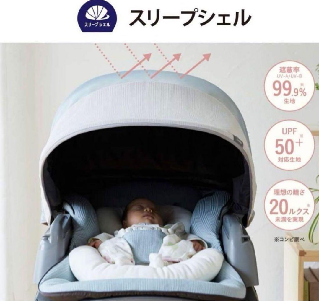 【超美品】★コンビネムリラオートBEDiスリープシェル 幌付き