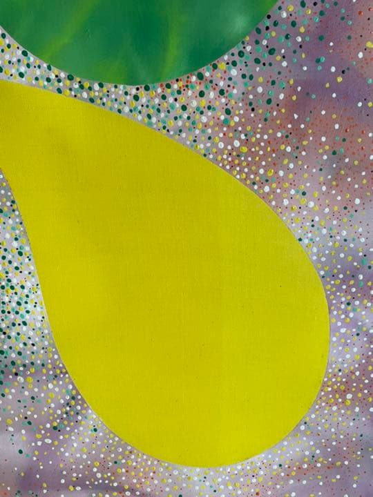 油絵　現代アート　光合星　作者　あんどうまさひろ　油彩画