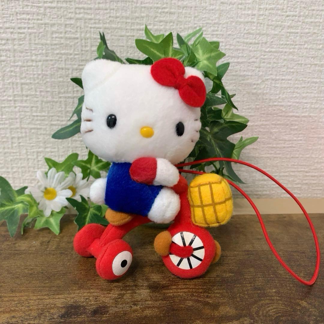 ☆希少☆ハローキティ vivitix マスコット カーテンタッセル 三輪車