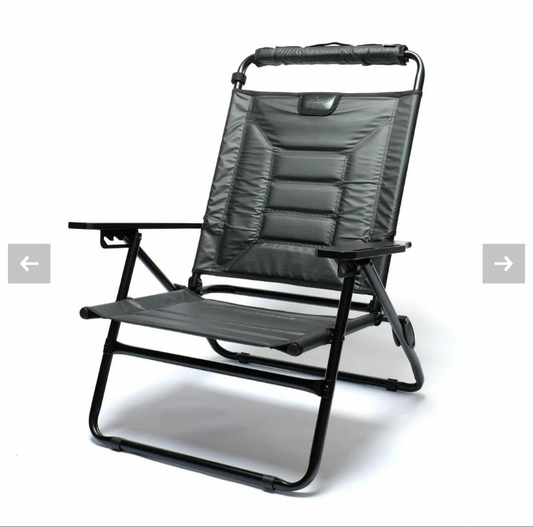 AS2OV　ハイバックリクライニング　ローバーチェア　オールブラック