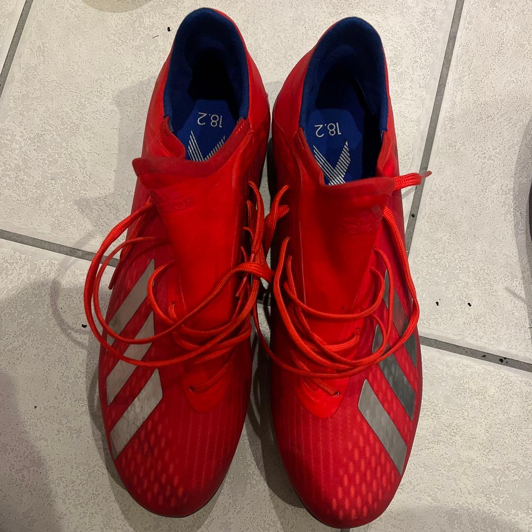 adidas アディダスX18.2 HGソール　1度使用のみ　サイズ27.0