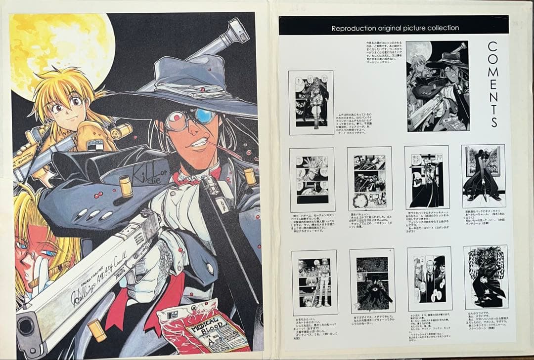 平野耕太 YOUNGKING OURS HELLSING 複製原画 複製原稿