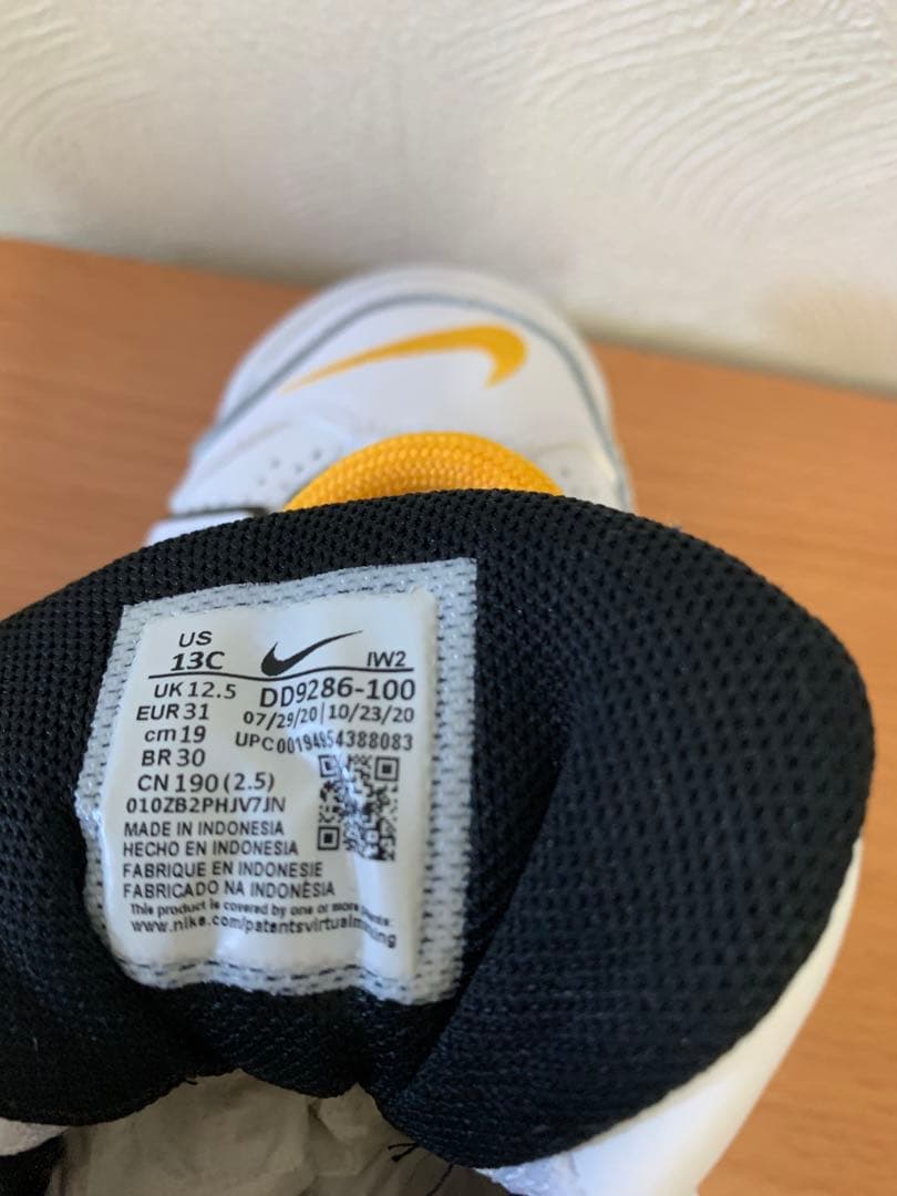 NIKE エアモア　アップテンポ　レイガンズ　キッズ19cm