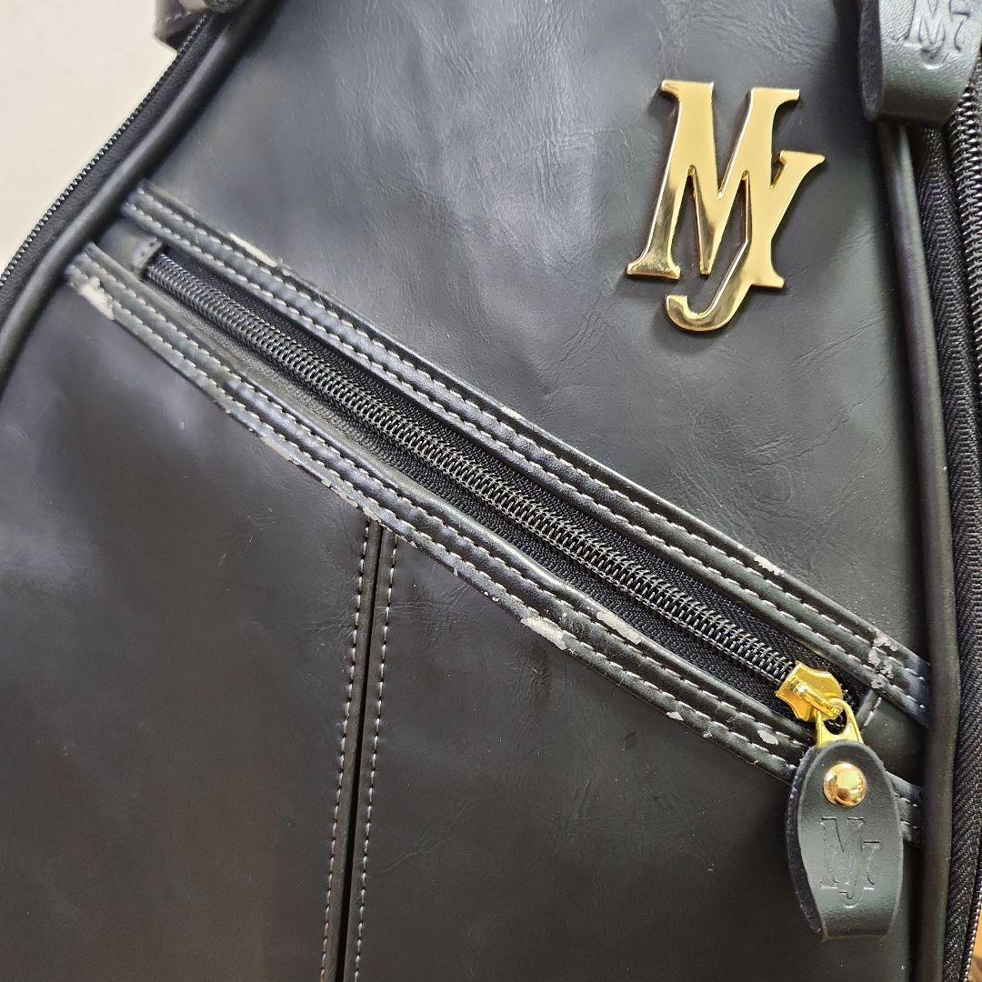 MAJESTY マジェスティ キャディバック 9型 ブラック PVC 牛革