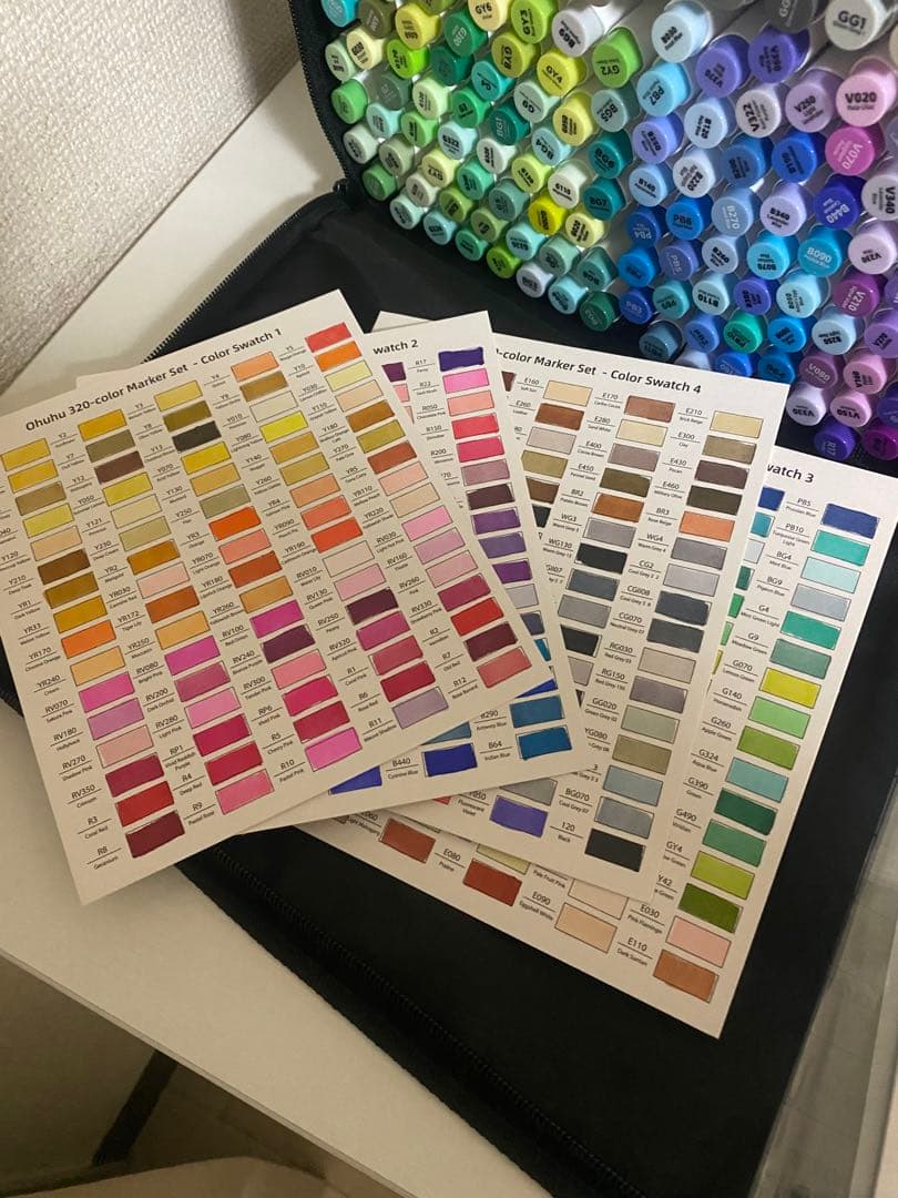 ohuhuマーカー　ペンホルダーセット