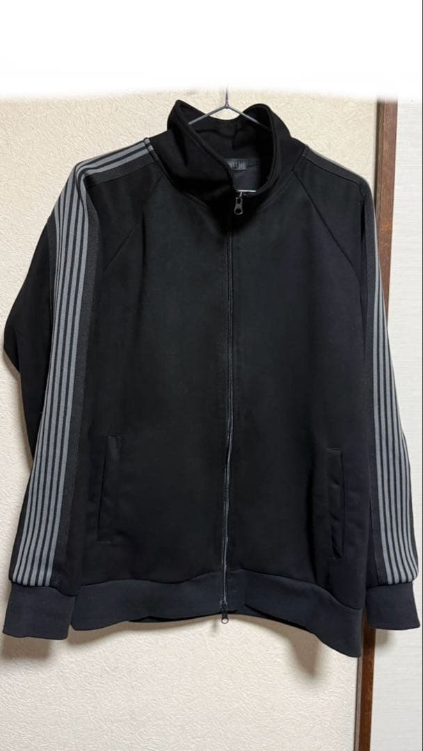 ih the atticベロア生地ダブルジップジャージ