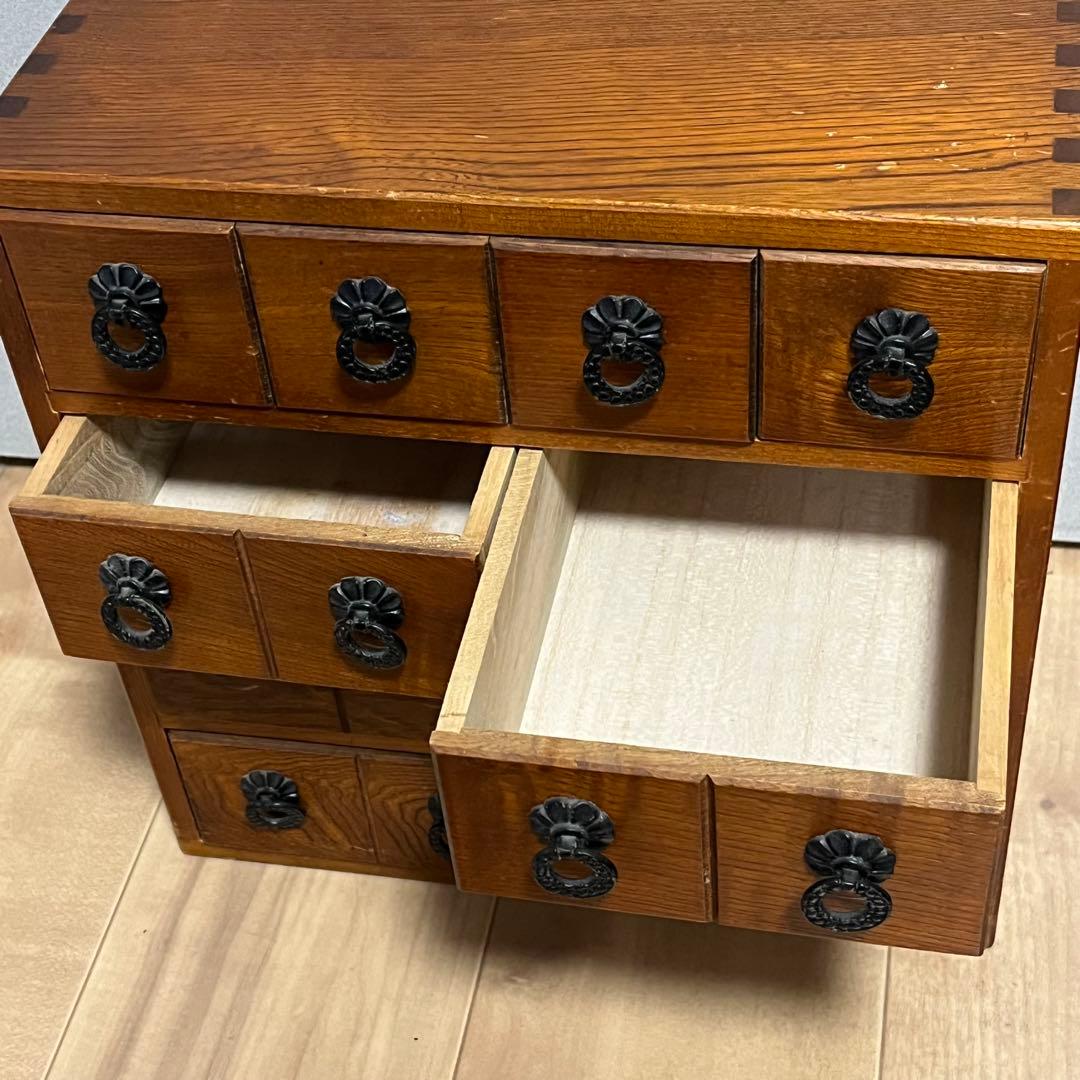 薬棚　薬箪笥　木製　引き出し　アンティーク　レトロ