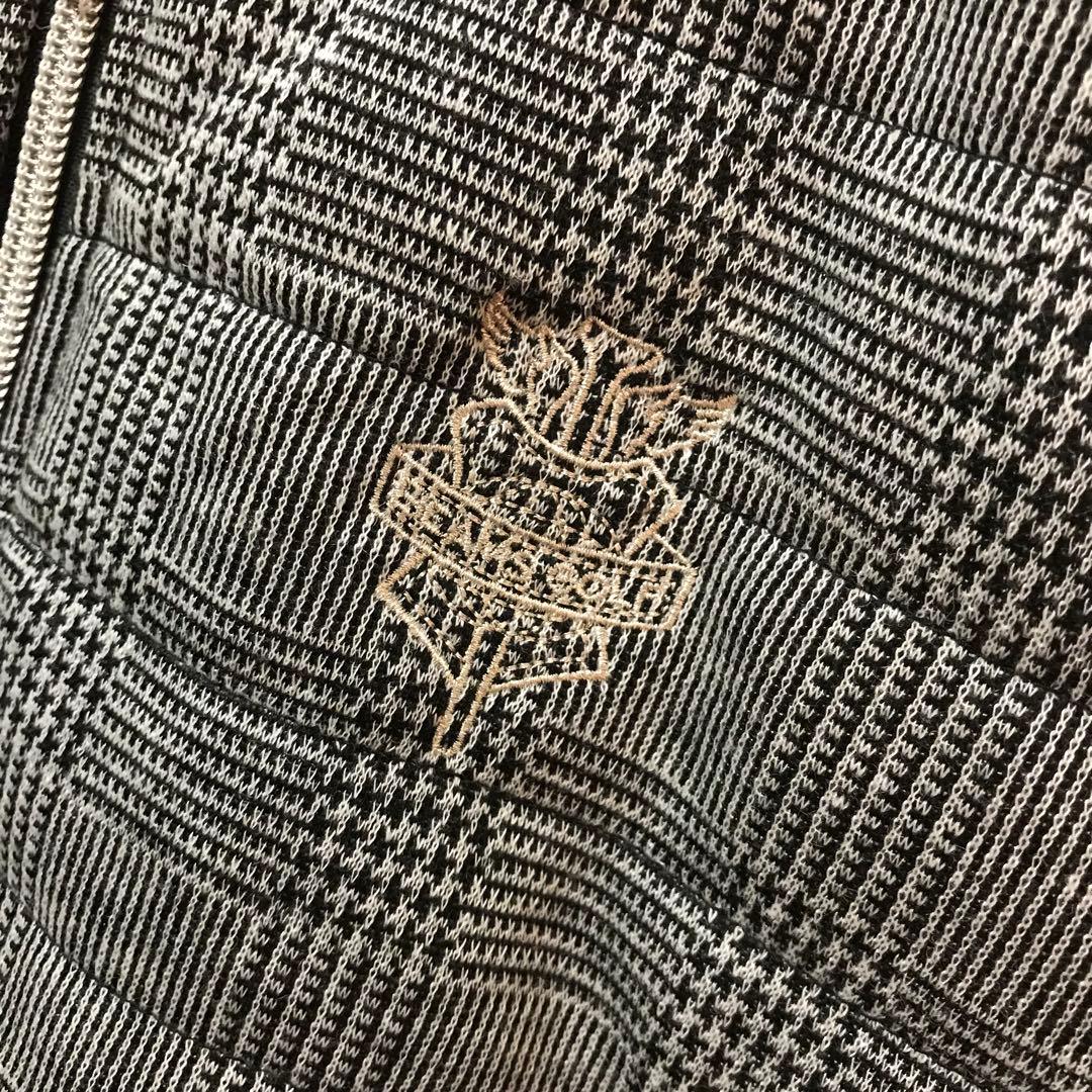 美品✴️BEAMS GOLF『ビームス 中綿 ブルゾン ジャケット』チェック 半袖