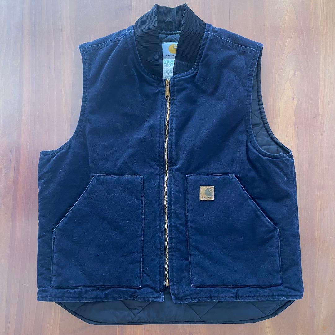 ★カーハート　carhartt vtg ダックベスト V02 MDT★Lサイズ★