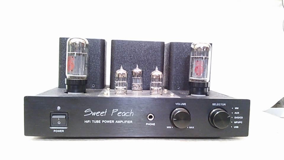 6L6 EH 真空管シングルアンプ　PEACHアンプベース