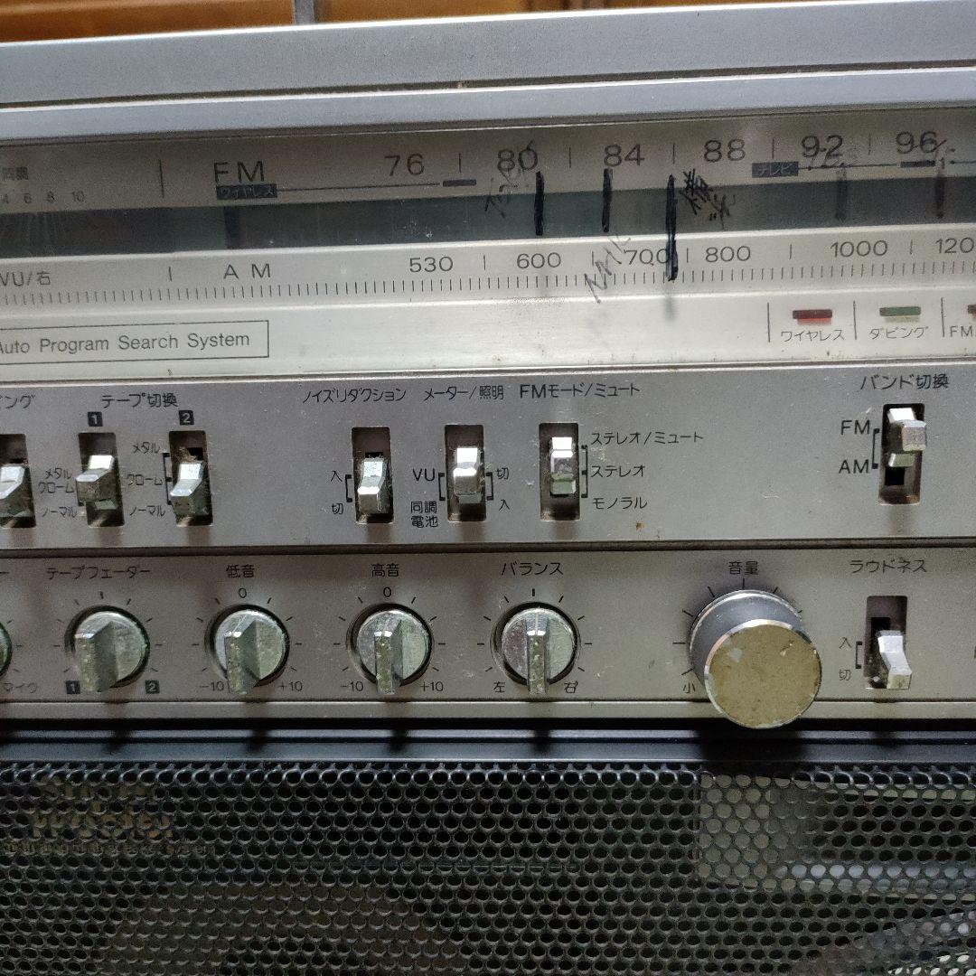 ジャンク品 SHARPシャープ THE SEARCHER-WGF-909ラジカセ