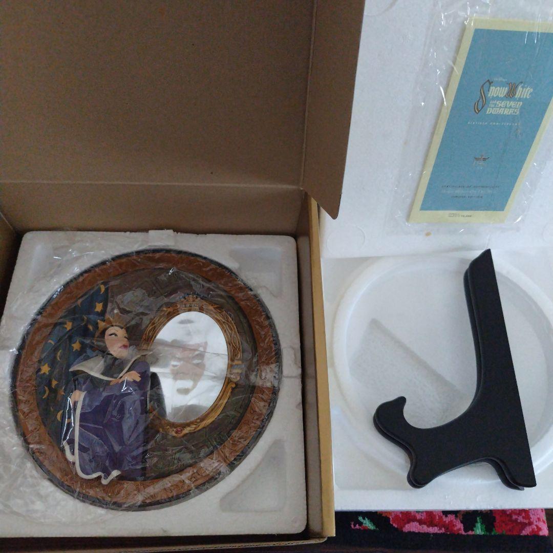 ★ディズニー白雪姫　女王ウィックドクイーン　60周年 ３Dプレート