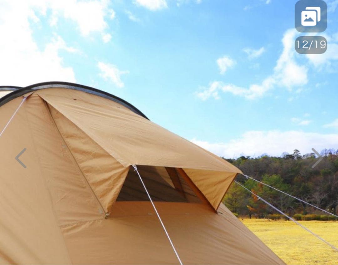 未使用　イグニオ 2ルーム型テント キャンプ ドームテント 4人用