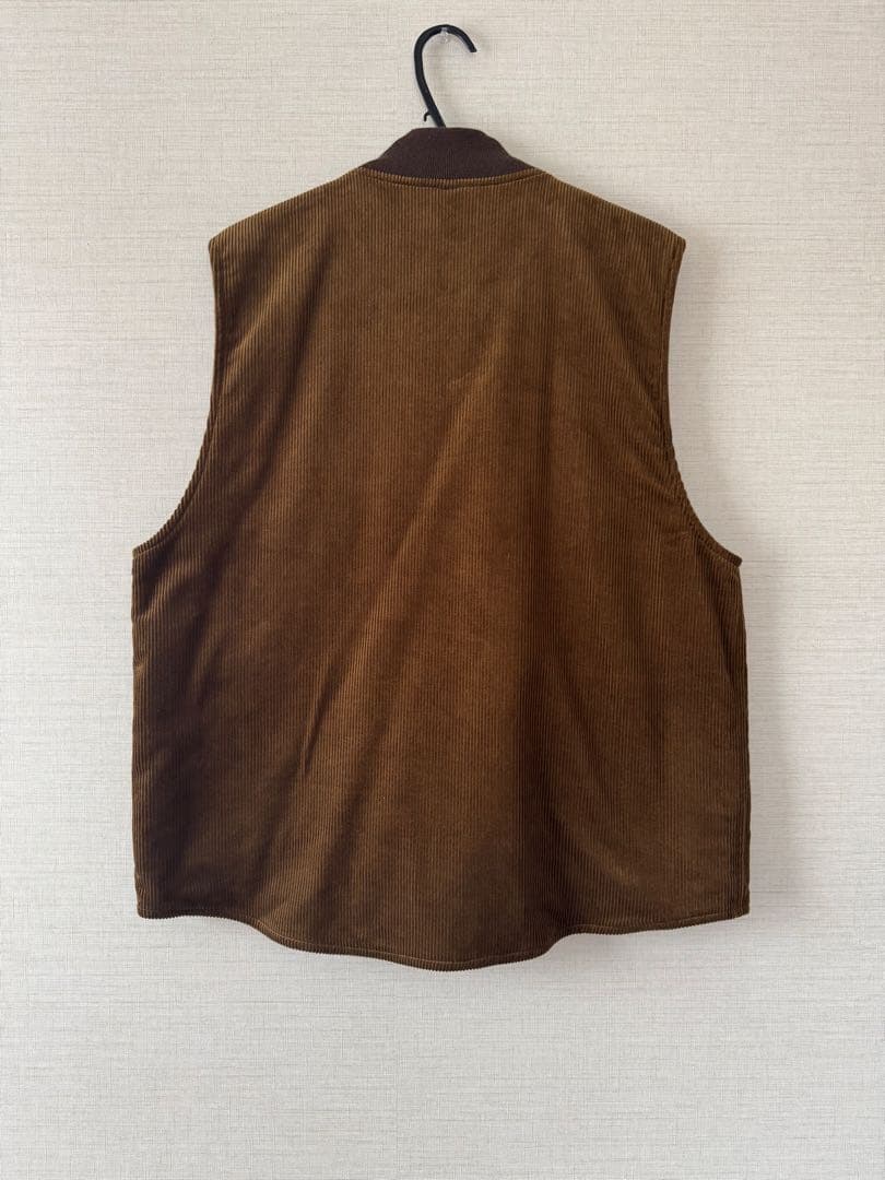 オーガニックコットンコーデュロイベスト