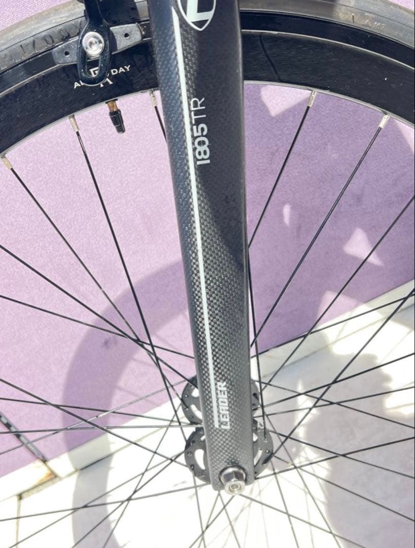 LEADER シングルスピードバイクブラック1805TR 状態良