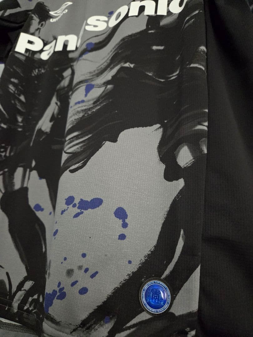 新品未使用タグ付き☆９０枚限定販売ユニフォーム☆ガンバ大阪☆墨絵アートデザイン