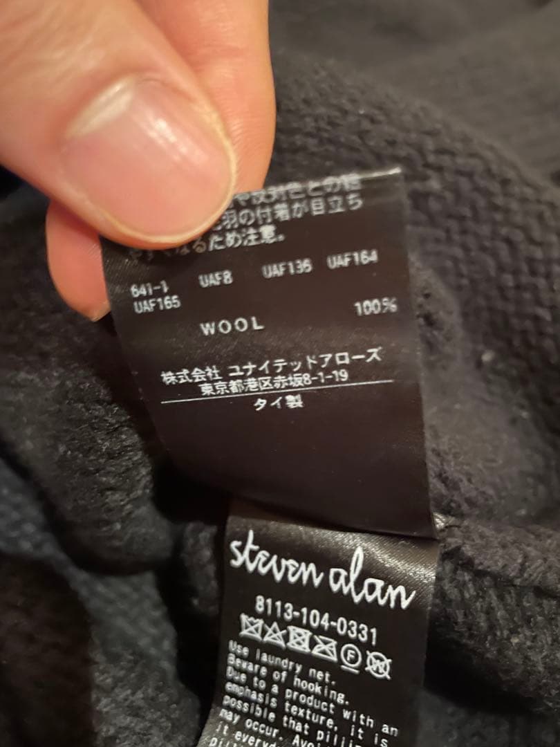 【美品】Steven Alan ウール100% ニットセーター L