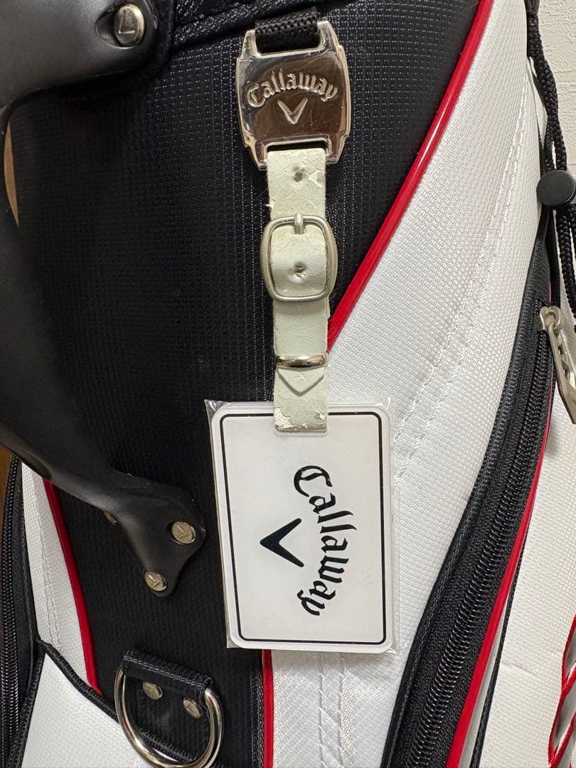 Callaway キャディバッグ ホワイト/ブラック/レッド