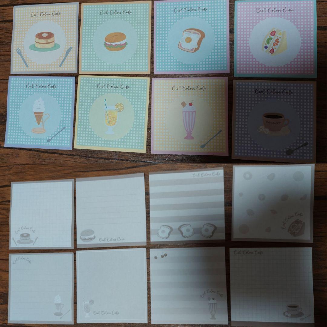 スクエアメモ OMISE 16柄×2枚 おすそわけセット