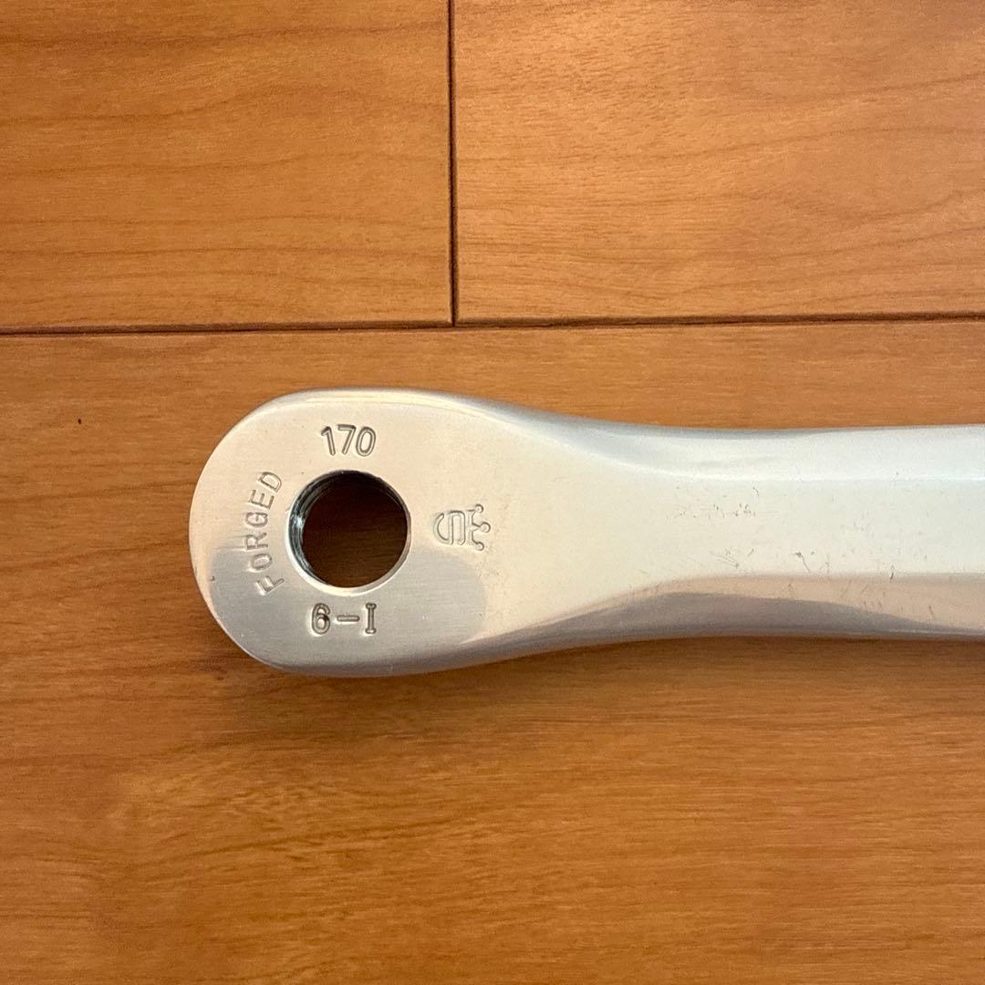 Sugino Might Tour クランクセット シルバー