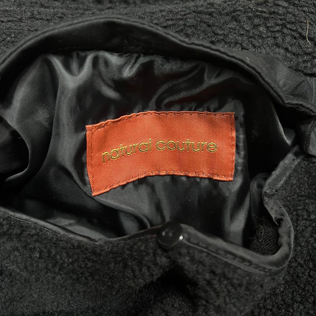 平成ギャル　y2k グランジ　ファー付き　モッズコート　ブラック　ギミック