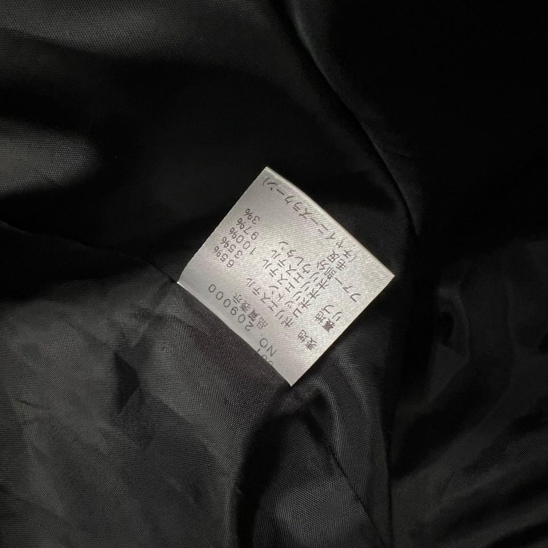 平成ギャル　y2k グランジ　ファー付き　モッズコート　ブラック　ギミック