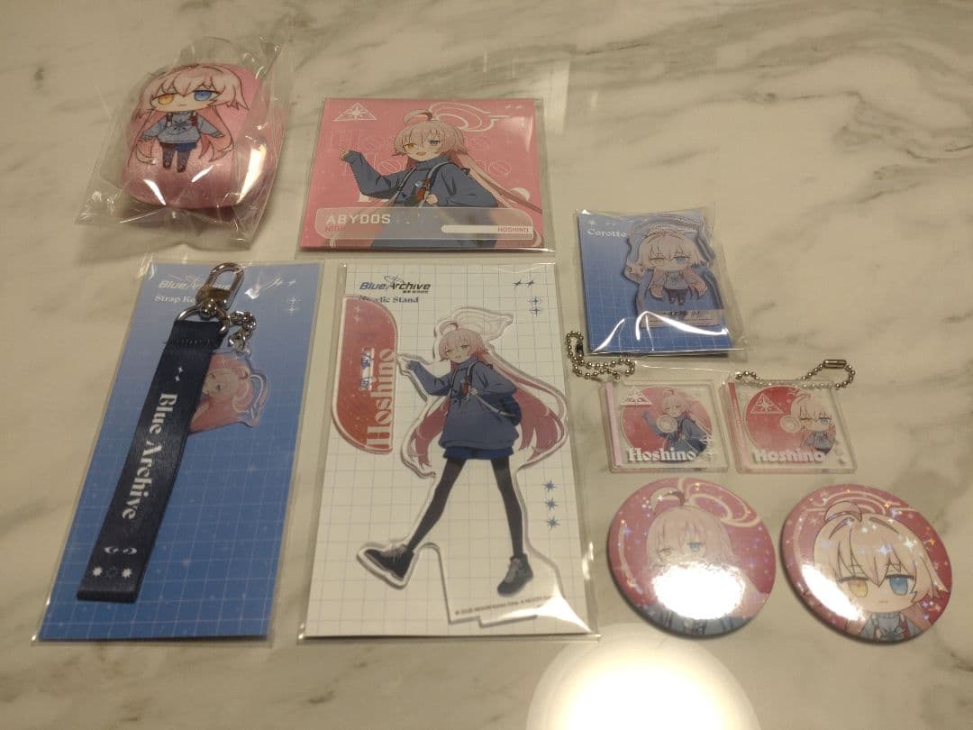 【韓国限定】ブルーアーカイブ V-SQUAREコラボ【ホシノ】グッズセット