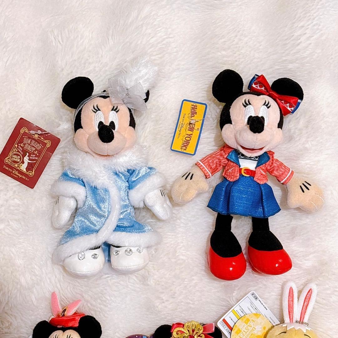 ミニー ぬいぐるみバッジ 16点 + おまけ2点　BBB ハロニュ　など