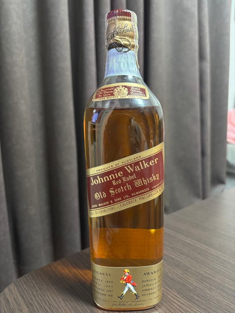 ジョニーウォーカー レッドラベル 特級ティンキャップ 760ml レア古酒