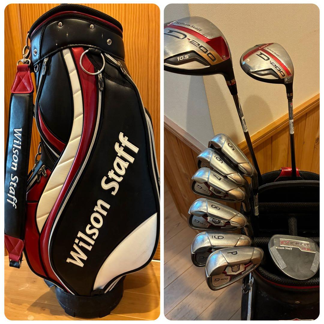 Wilson Staff ゴルフバッグ クラブセット メンズ　右利き用