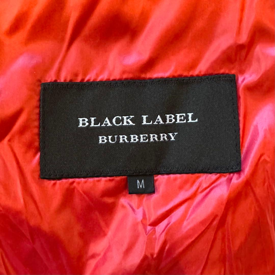 ちえぽん様バーバリー ブラックレーベル 迷彩 ダウンジャケット 2way M紺