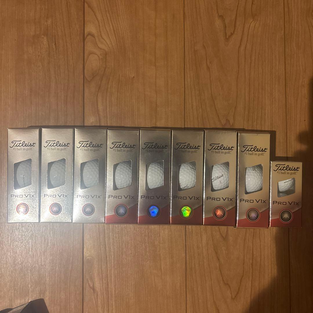 ゴルフボール　タイトリストPRO V1X 26個入り