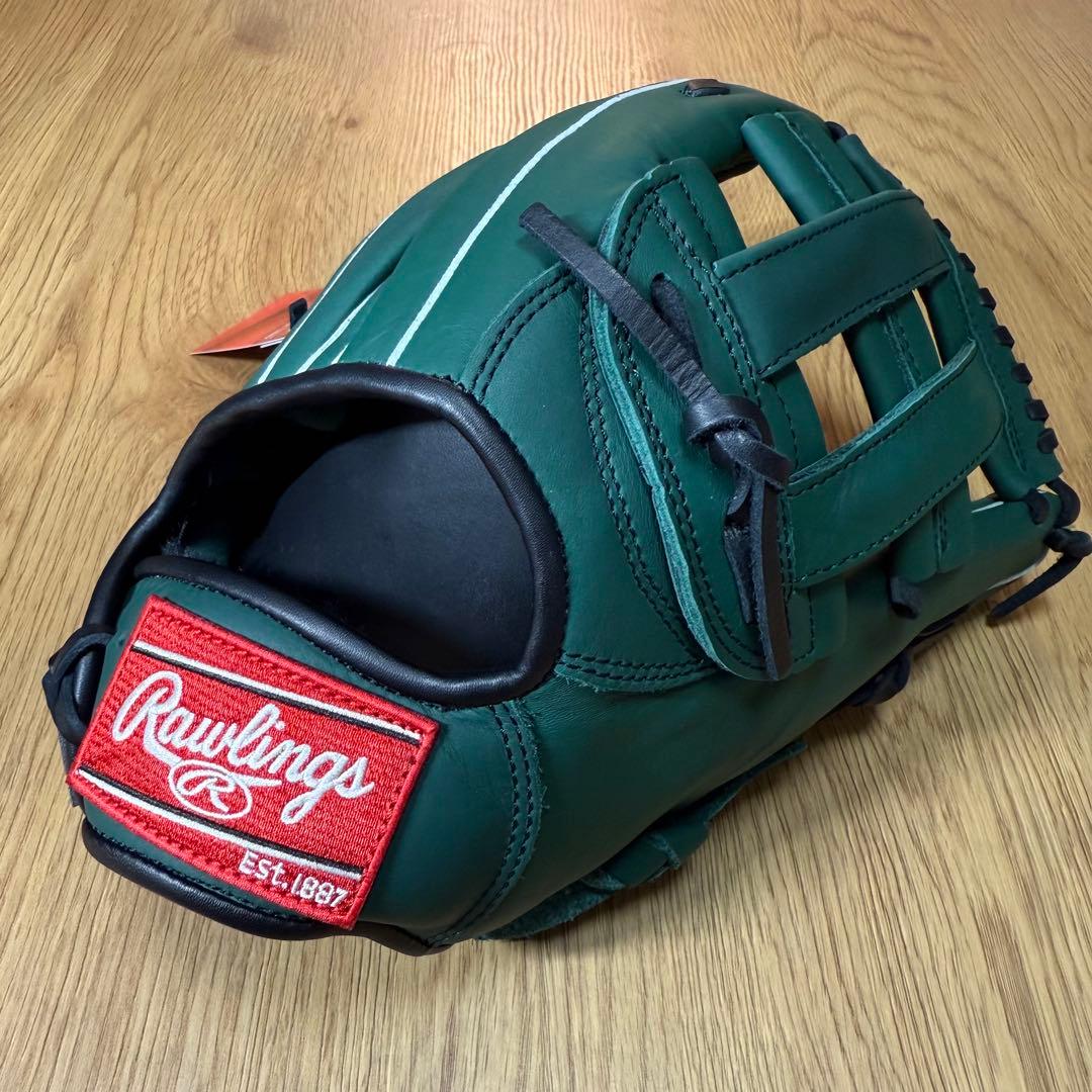 ★新品未使用★ローリングス 軟式グローブ グリーン 外野手用