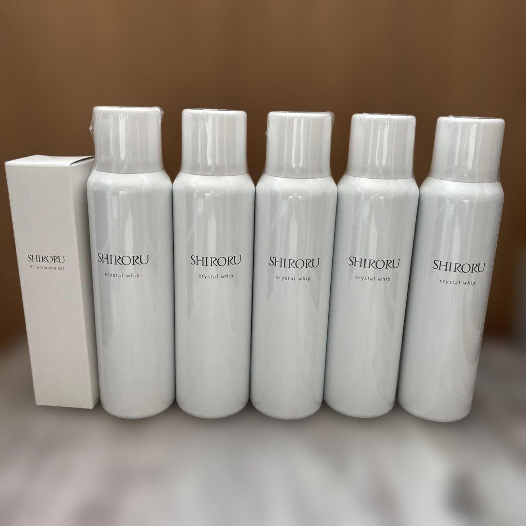 SHIRORU クリスタルホイップと薬用VCホワイトニングゲルのセット
