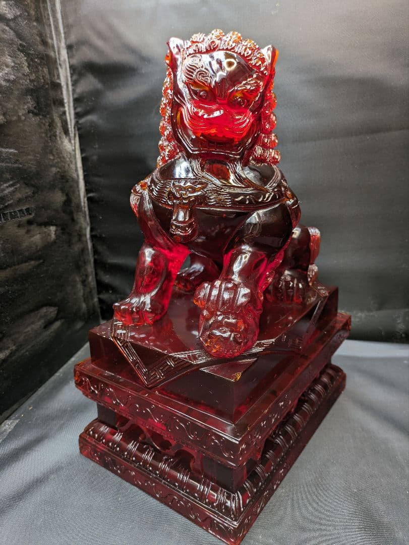 ☆b224、アジア風水ガーディアンライオン、悪を追い払う彫像、富、幸運、繁栄