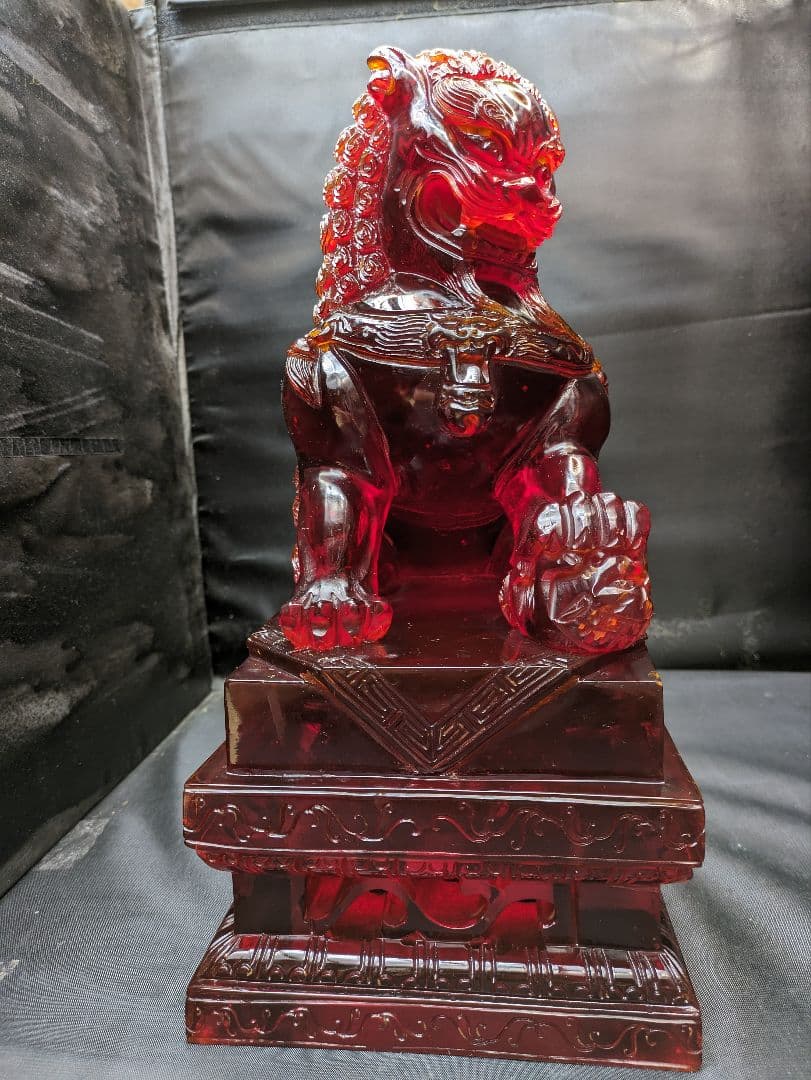 ☆b224、アジア風水ガーディアンライオン、悪を追い払う彫像、富、幸運、繁栄