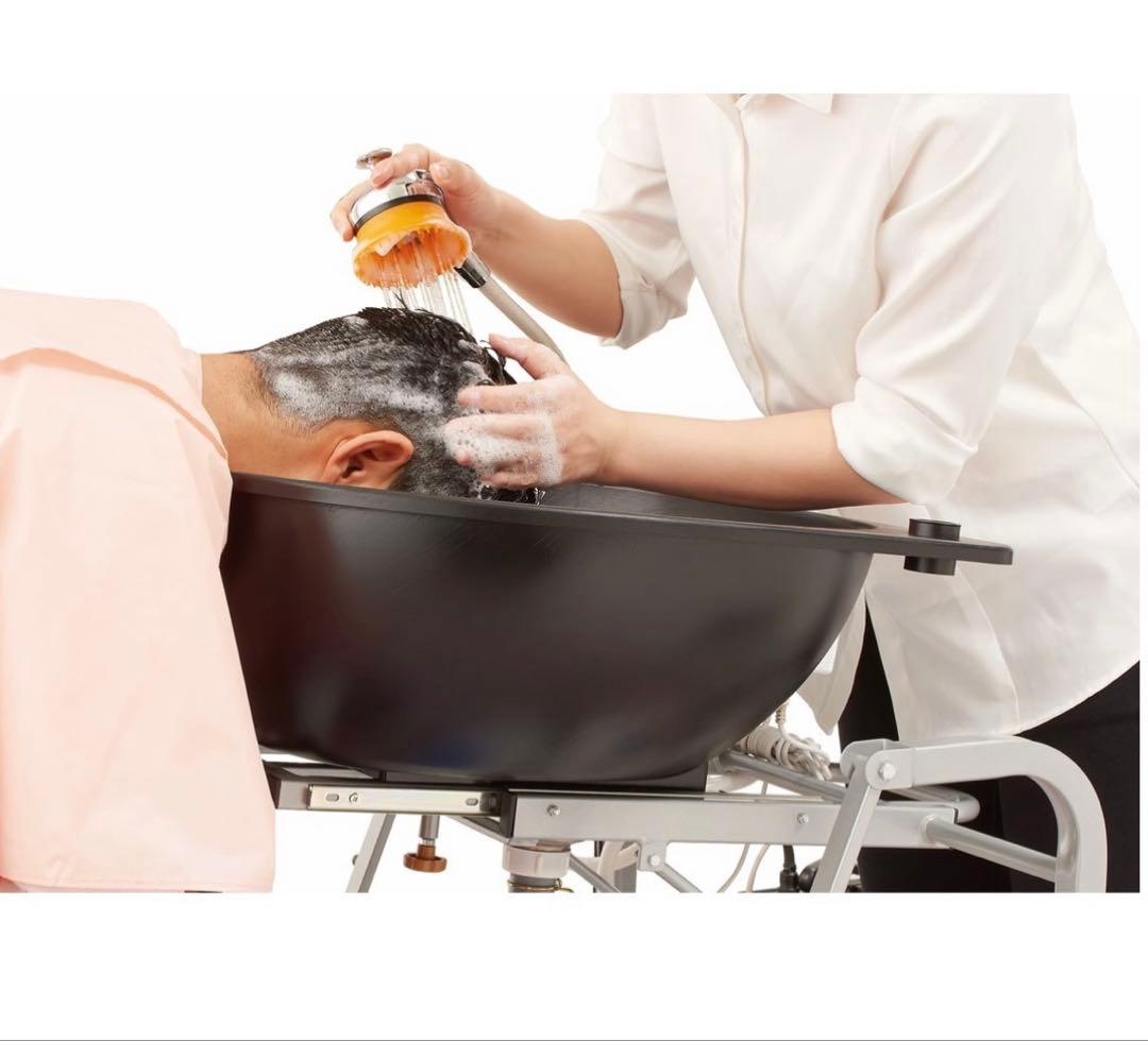 【未使用】移動式折りたたみシャンプー台 出張　理美容