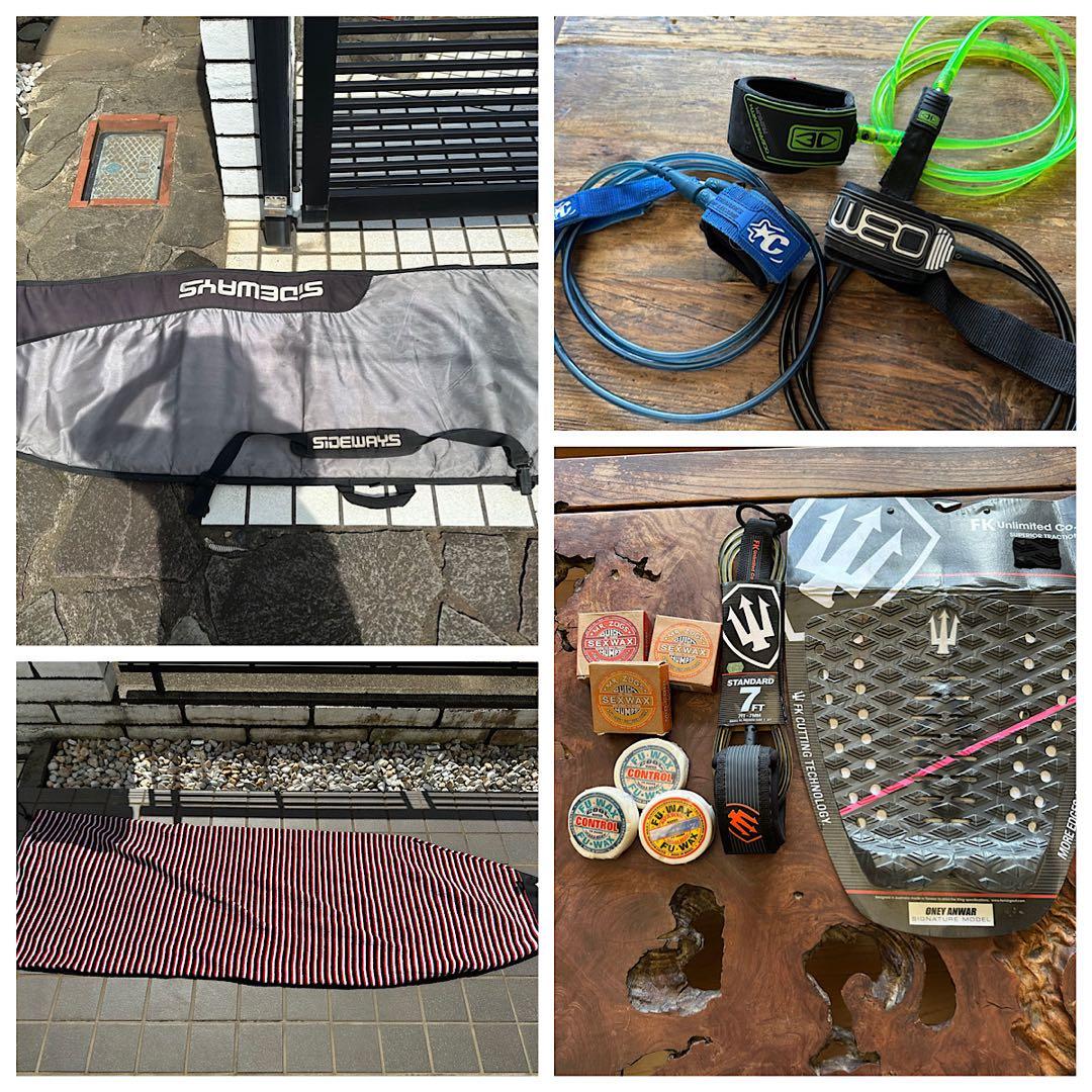 サーフボードケース　リーシュコード　WAX デッキパッド