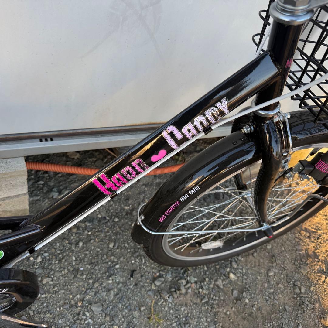 HOBSFACT子供用自転車 22インチ　ブラック　6段変速　116cm〜