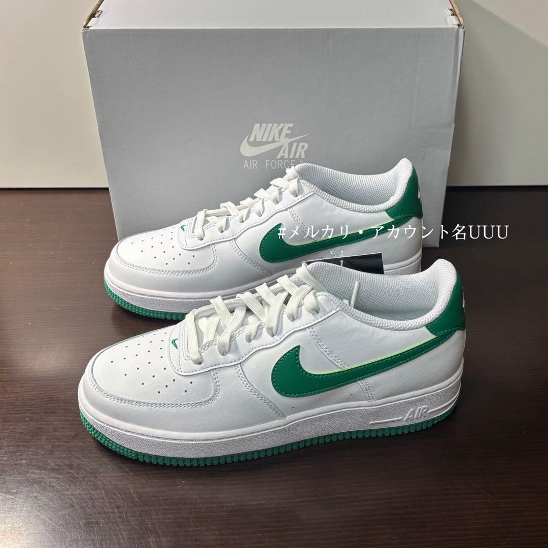 【新品25cm】NIKE｜エアフォース１GS｜ホワイト/グリーン