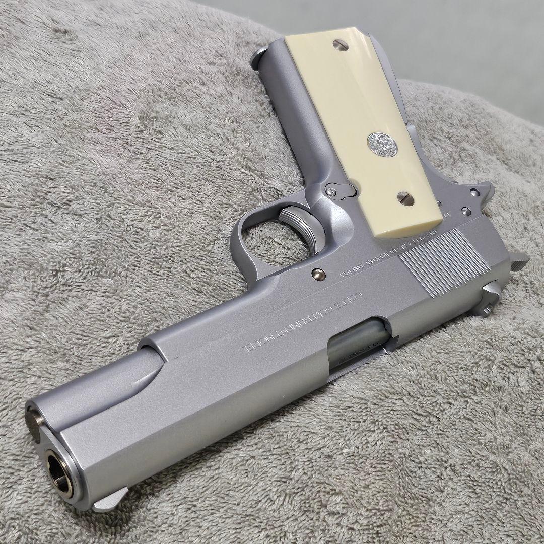 WA 純正HWガスブロ コルトガバメント MkIV シリーズ70 オールシルバー